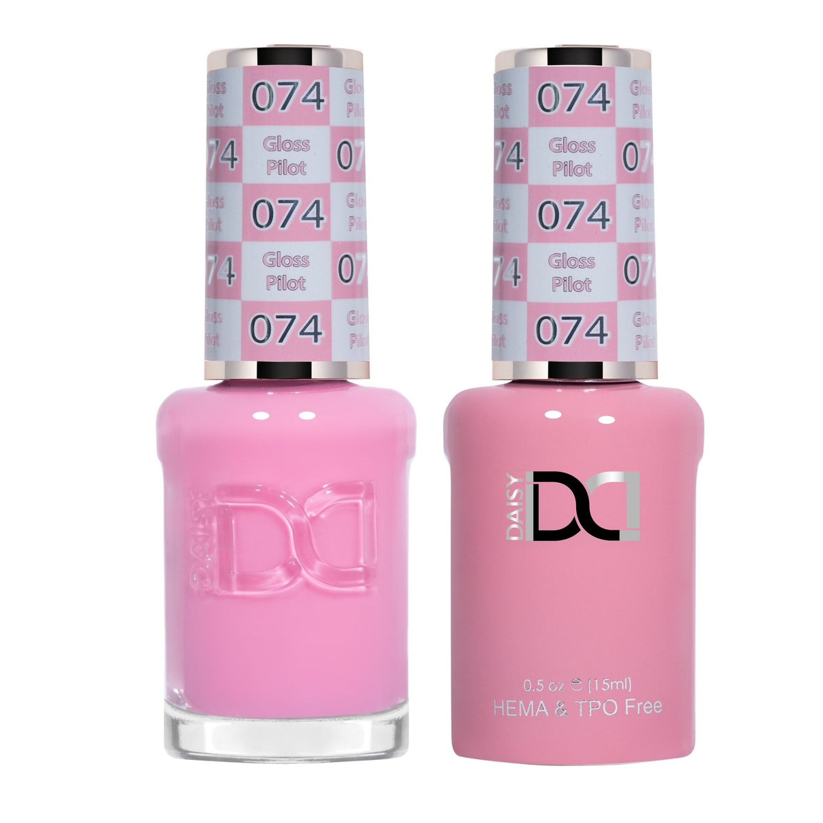 DND Hema Free Gel & Lacquer Duo #074 Gloss Pilot bottles Main image
