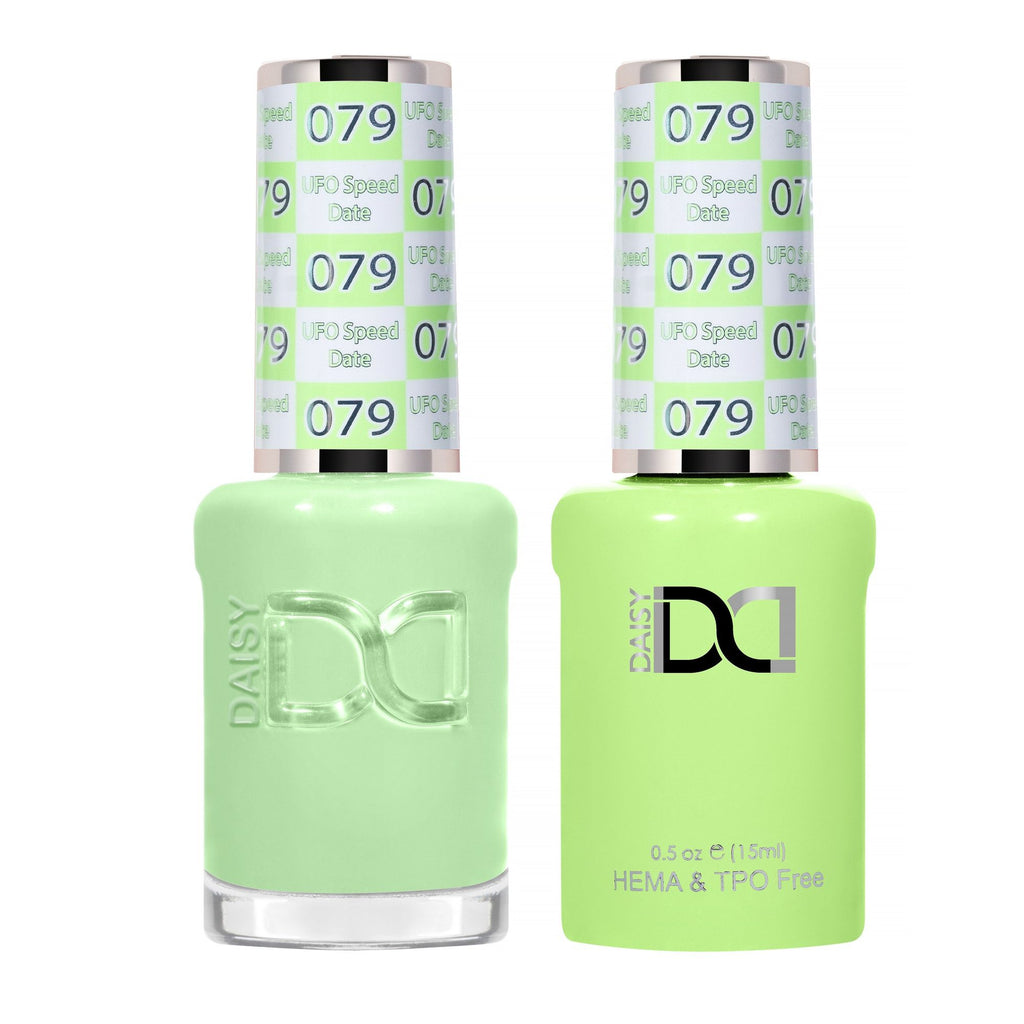 DND Hema Free Gel & Lacquer Duo #079 UFO Speed Date bottles