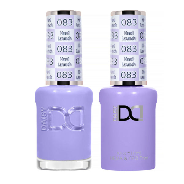 DND Hema Free Gel & Lacquer Duo #083 Hard Launch bottles
