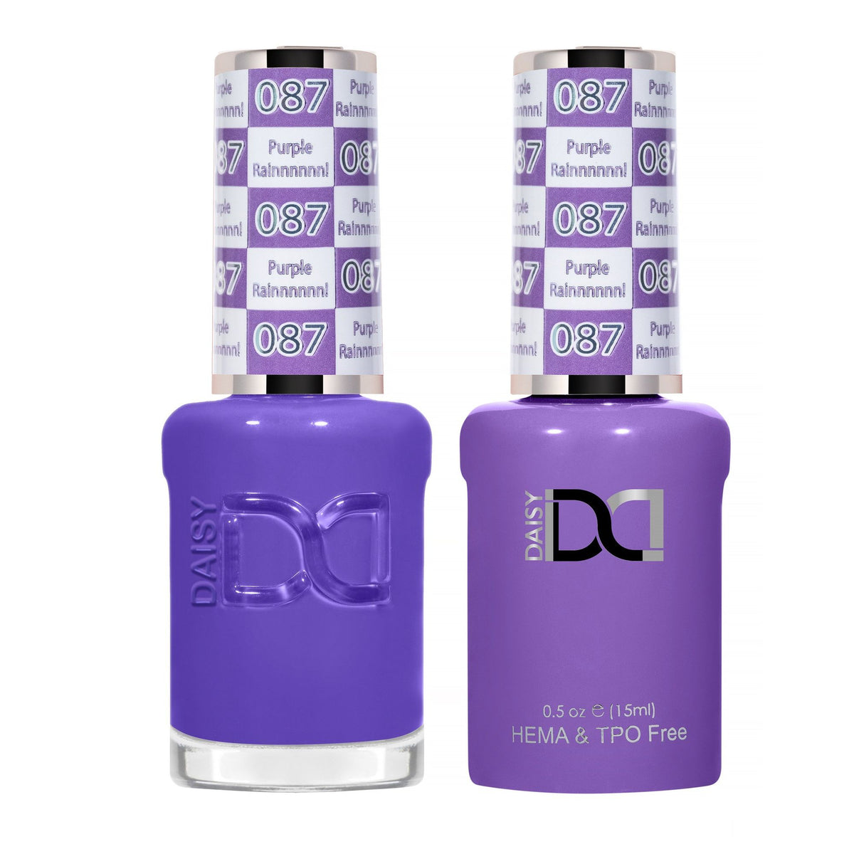 DND Hema Free Gel & Lacquer Duo #087 Purple Rainnnnnn bottles Main image