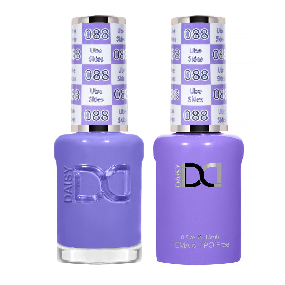 DND Hema Free Gel & Lacquer Duo #088 Ube Skies bottles Main image