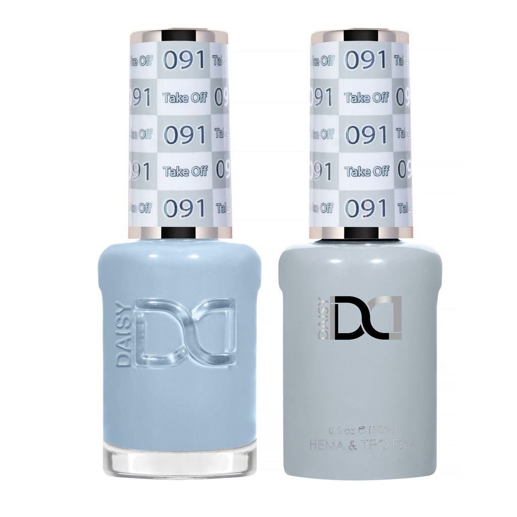 DND Hema Free Gel & Lacquer Duo #091 Take Off bottles