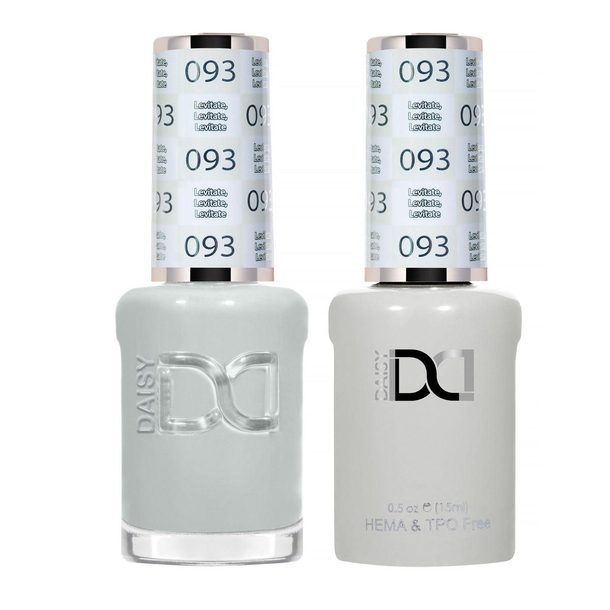 DND Hema Free Gel & Lacquer Duo #093 Levitate, Levitate, Levitate bottles Main image