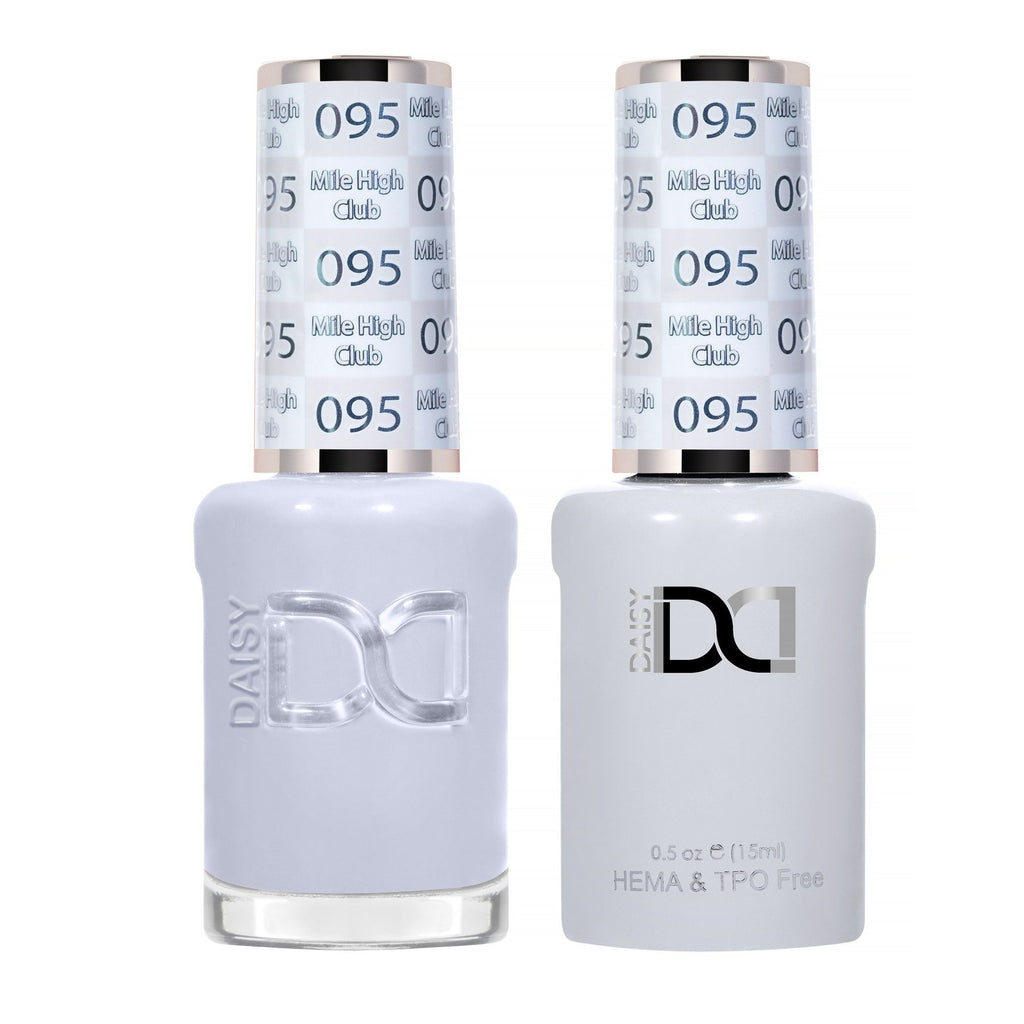 DND Hema Free Gel & Lacquer Duo #095 Mile High Club bottles