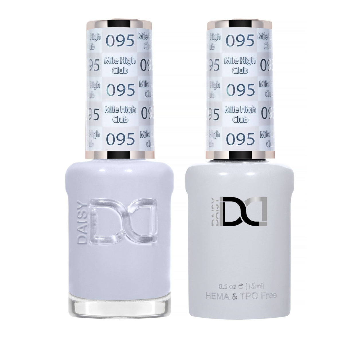 DND Hema Free Gel & Lacquer Duo #095 Mile High Club bottles