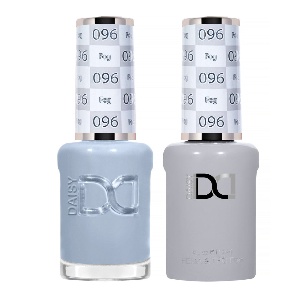 DND Hema Free Gel & Lacquer Duo #096 Fog bottles