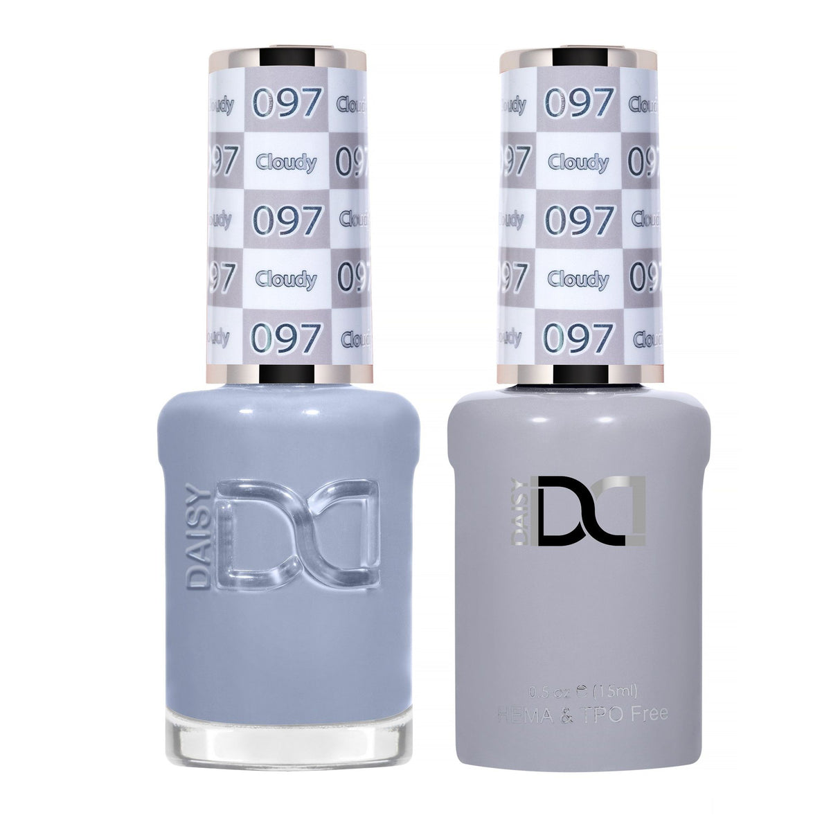 DND Hema Free Gel & Lacquer Duo #097 Cloudy bottles