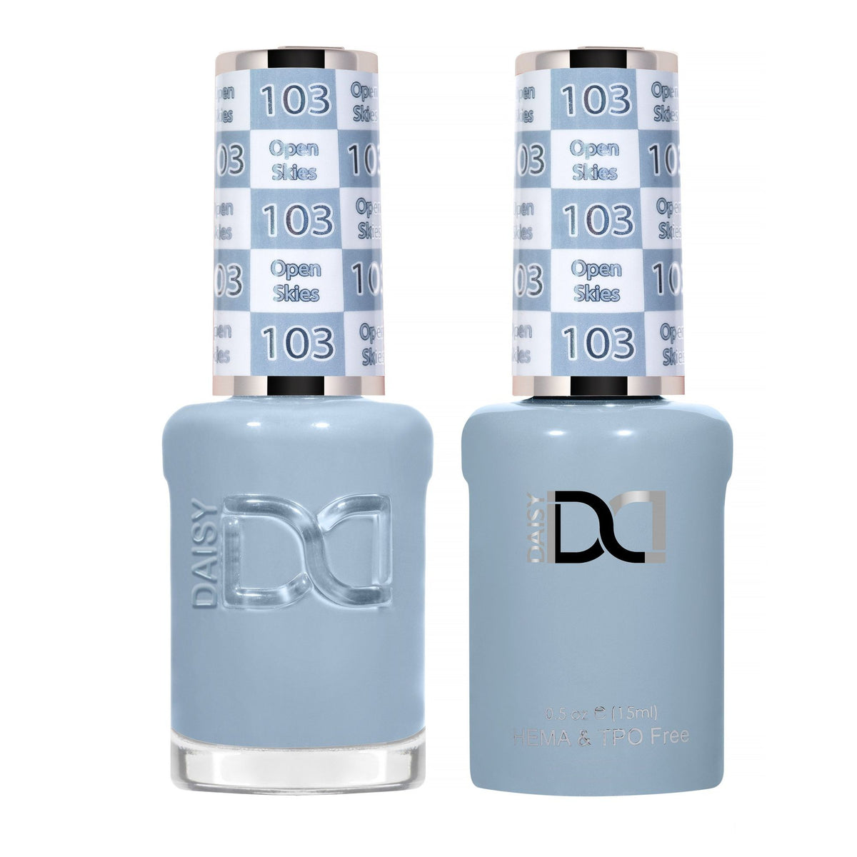DND Hema Free Gel & Lacquer Duo #103 Open Skies bottles Main image