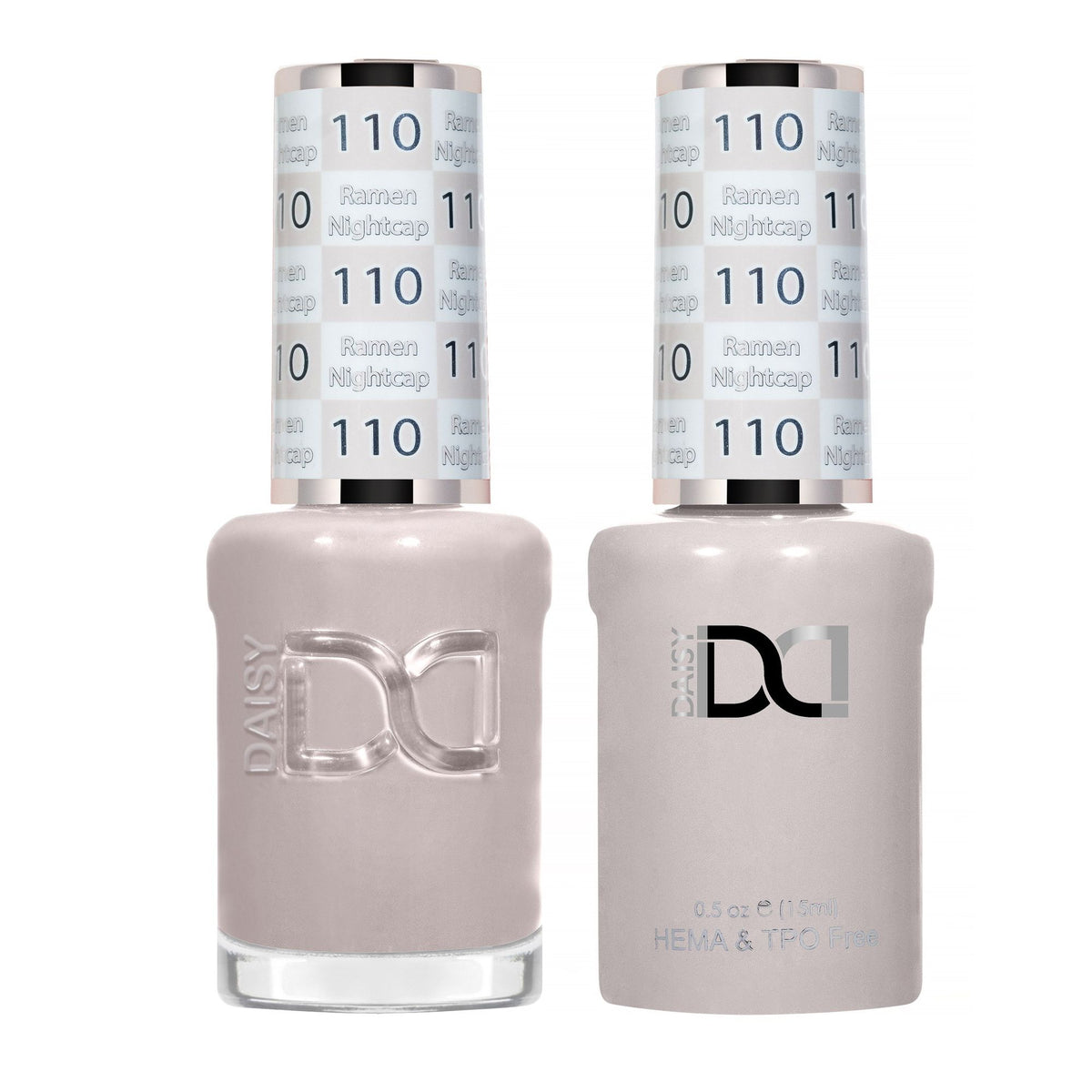 DND Hema Free Gel & Lacquer Duo #110 Ramen Nightcap bottles Main image