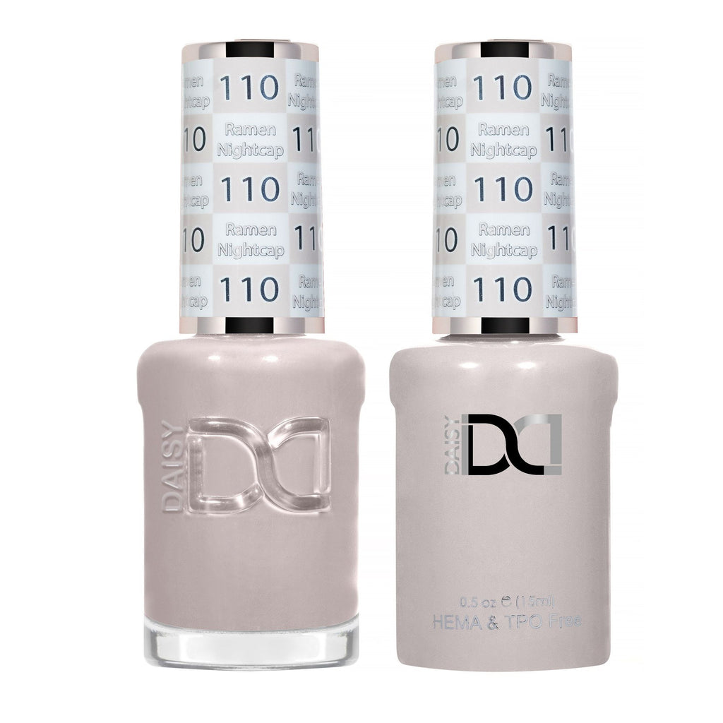 DND Hema Free Gel & Lacquer Duo #110 Ramen Nightcap bottles
