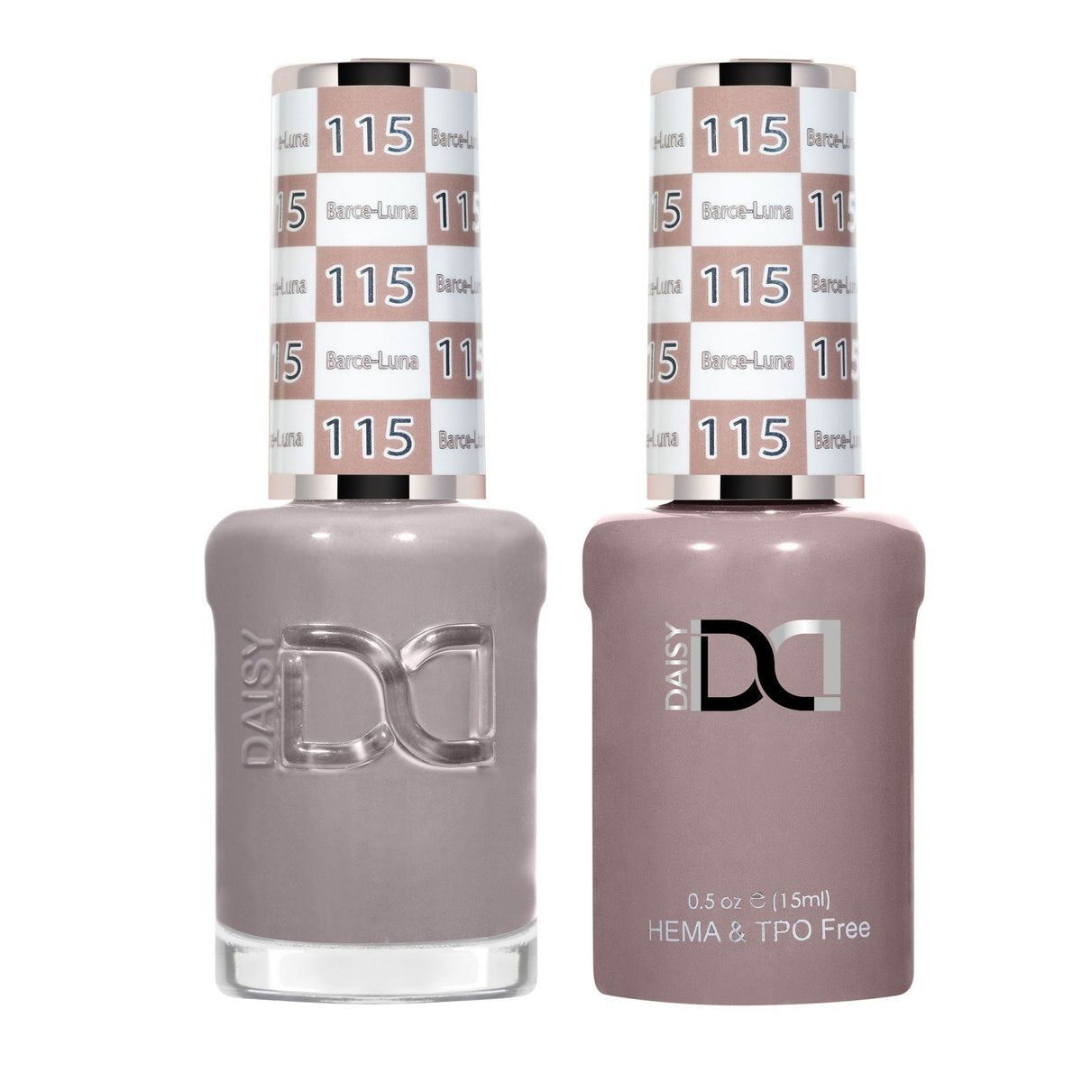DND Hema Free Gel & Lacquer Duo #115 Barce Luna bottles Main image