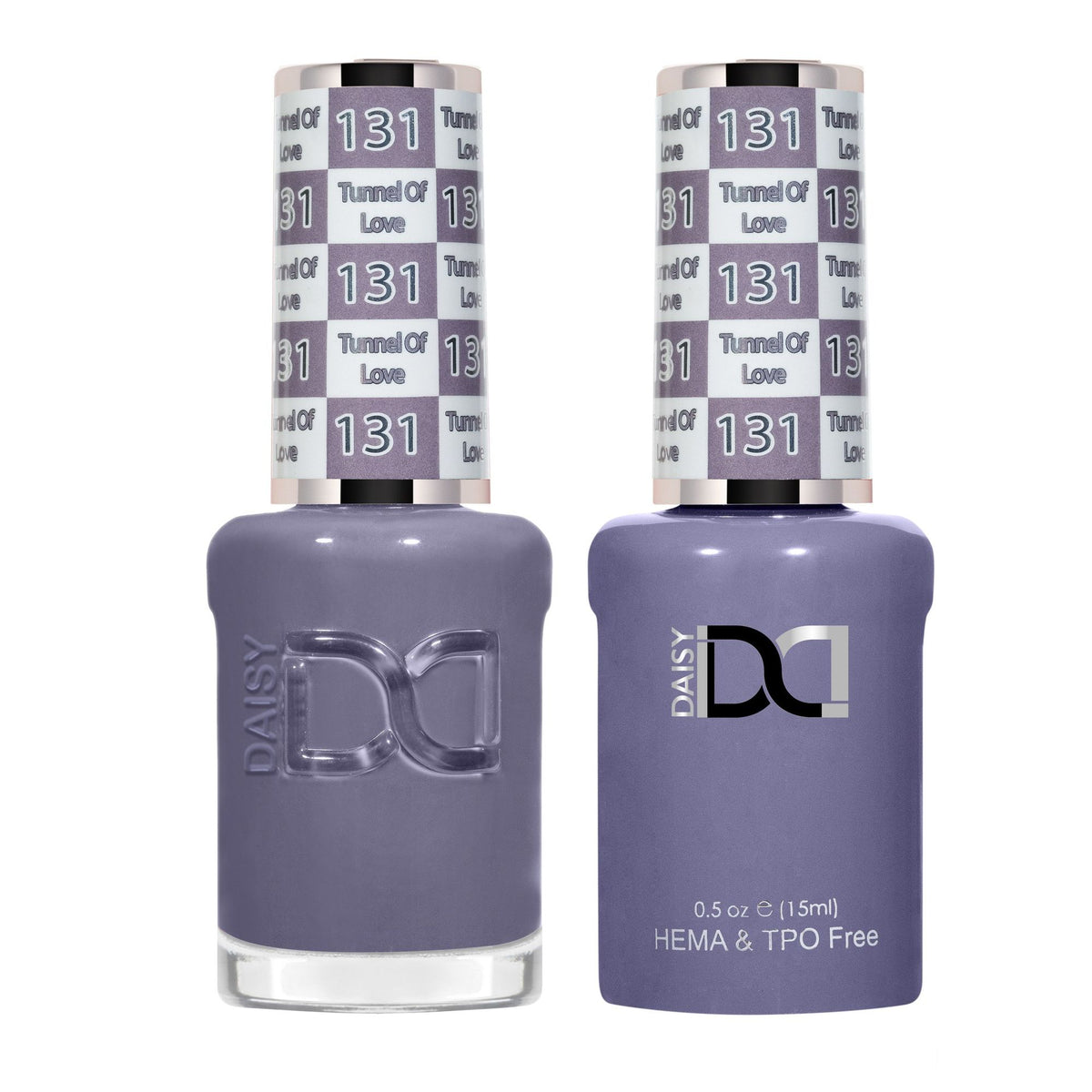 DND Hema Free Gel & Lacquer Duo #131 Tunnel Of Love bottles Main image