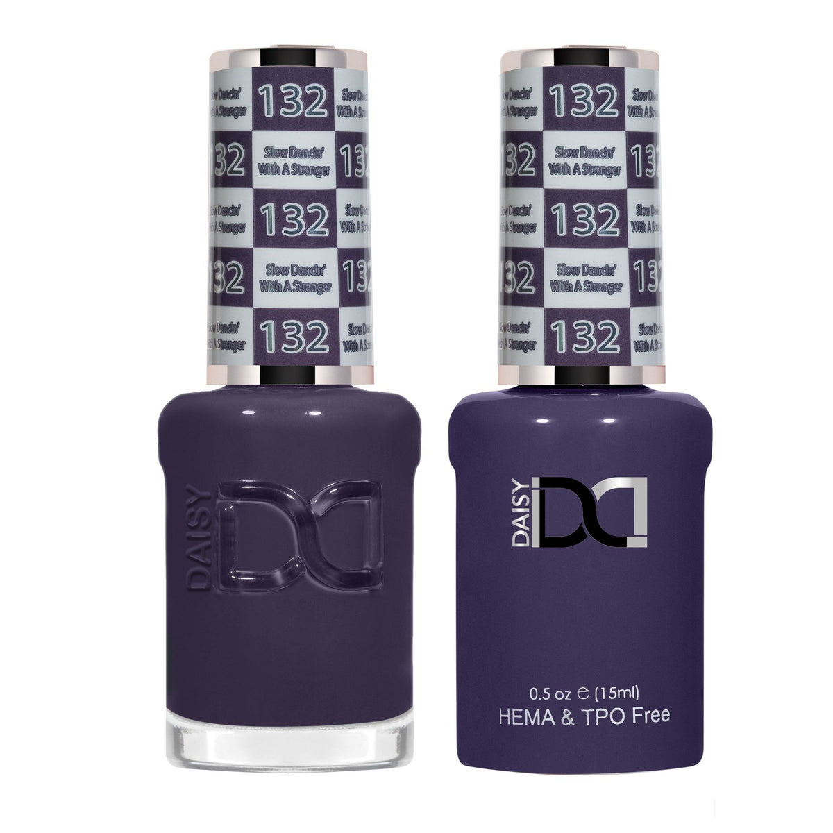DND Hema Free Gel & Lacquer Duo #132 Slow Dance With A Stranger bottles
