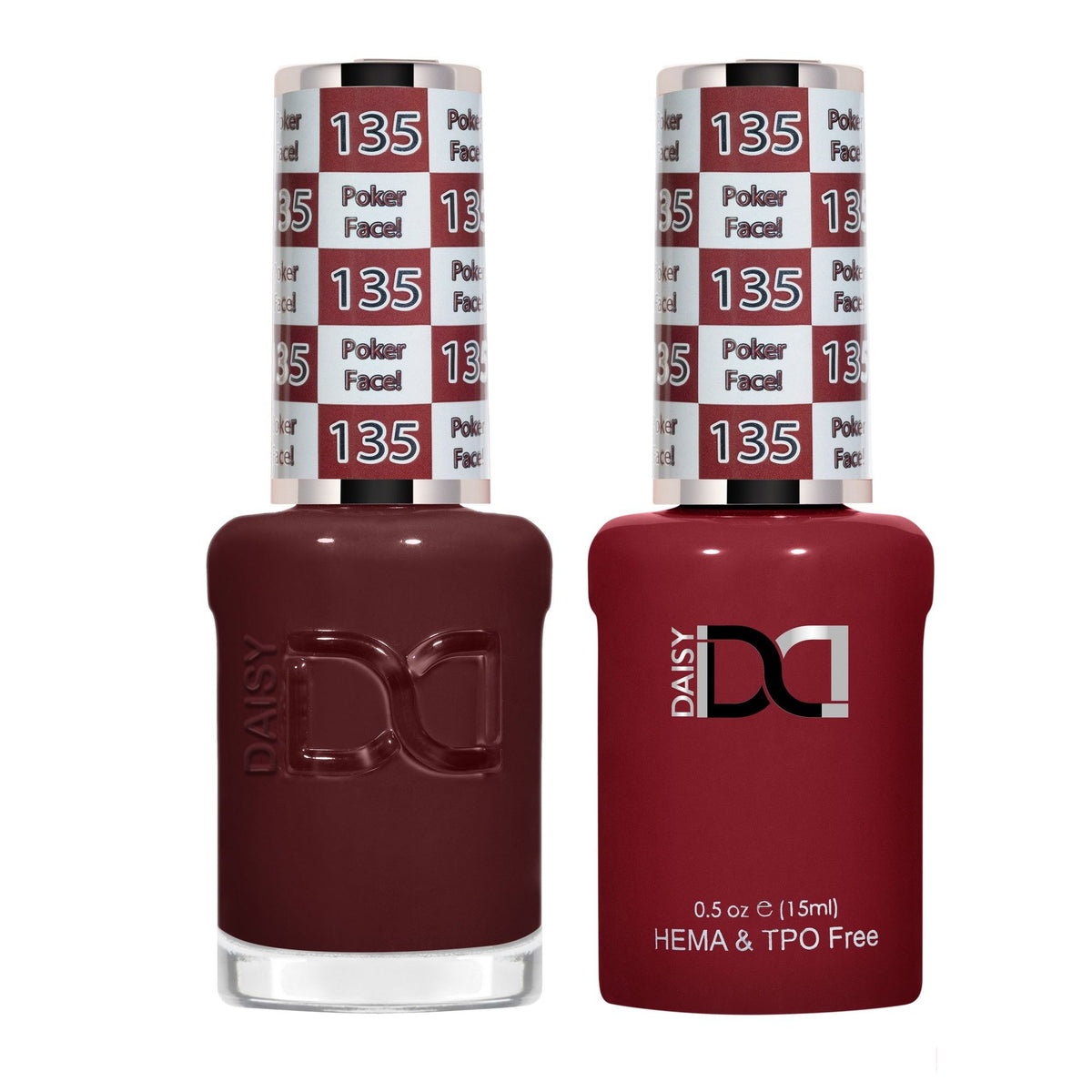 DND Hema Free Gel & Lacquer Duo #135 Poker Face! bottles Main image