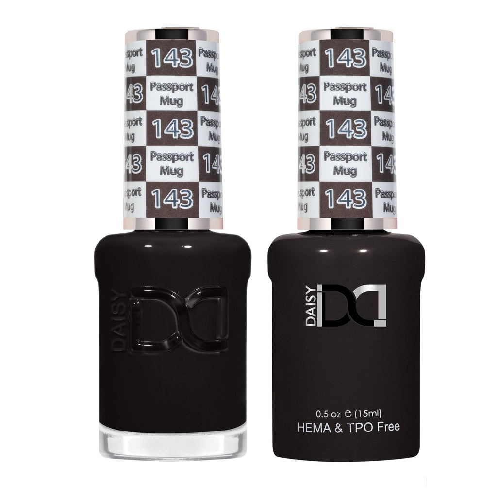DND Hema Free Gel & Lacquer Duo #143 Passport Mug bottles