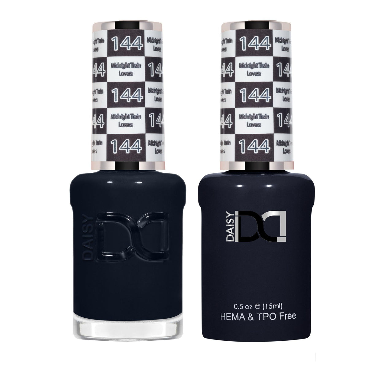 DND Hema Free Gel & Lacquer Duo #144 Midnight Train Lovers bottles Main image
