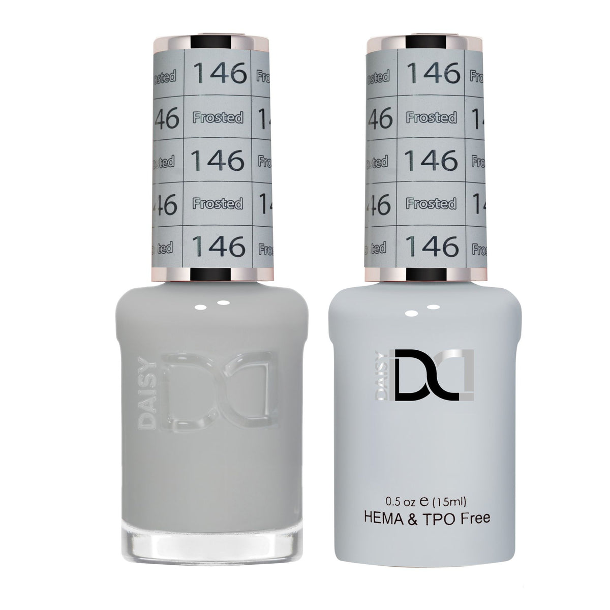 DND Hema Free Gel & Lacquer Duo #146 Frosted bottles