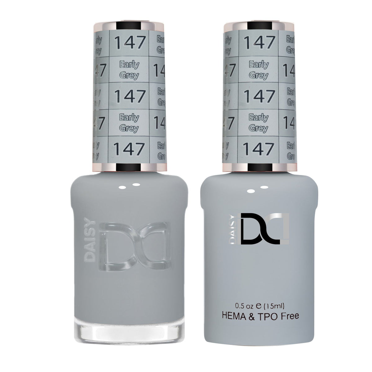 DND Hema Free Gel & Lacquer Duo #147 Early Grey bottles Main image