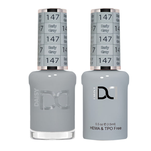 DND Hema Free Gel & Lacquer Duo #147 Early Grey bottles