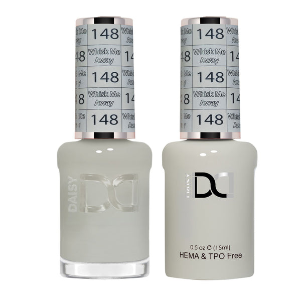 DND Hema Free Gel & Lacquer Duo #148 Whisk Me Away bottles
