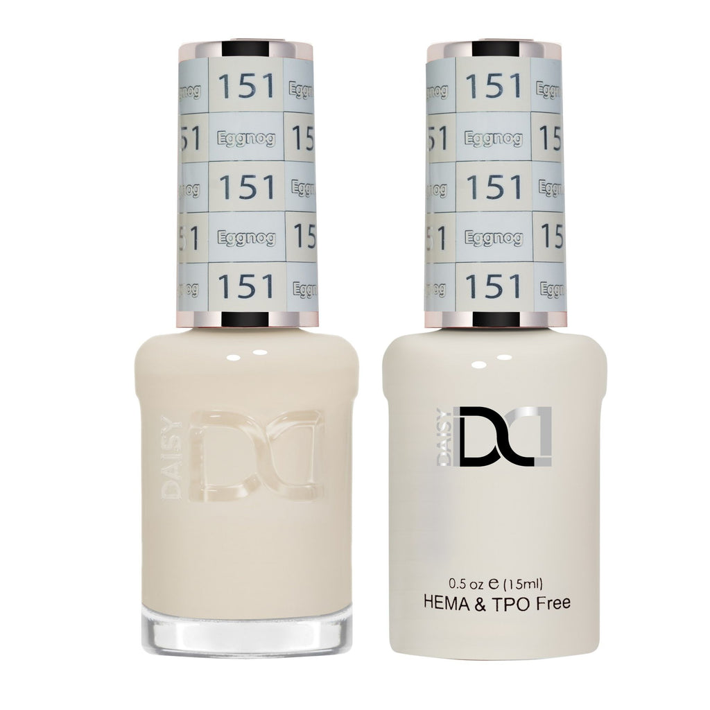 DND Hema Free Gel & Lacquer Duo #151 Eggnog bottles