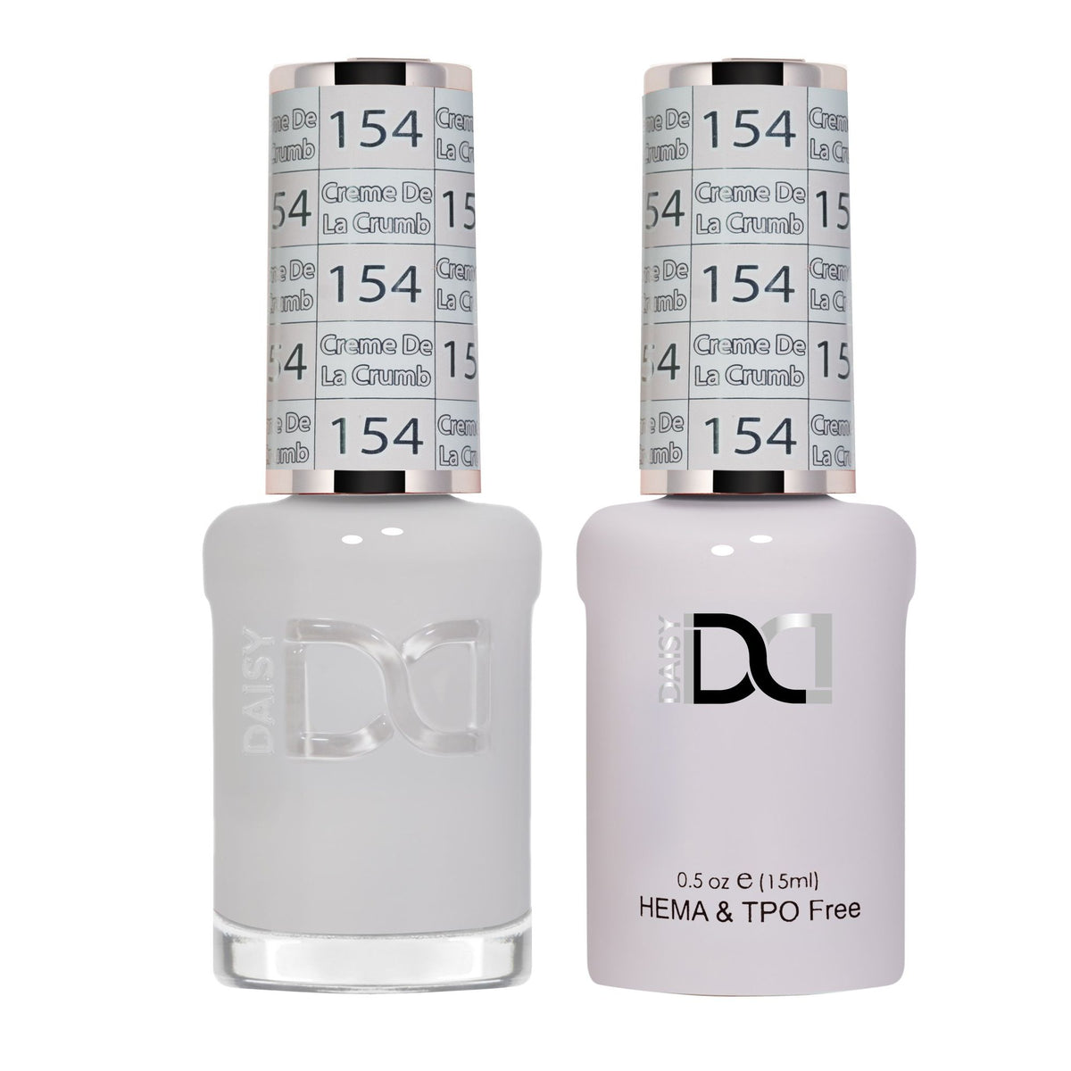 DND Hema Free Gel & Lacquer Duo #154 Creme De La Crumb bottles Main image