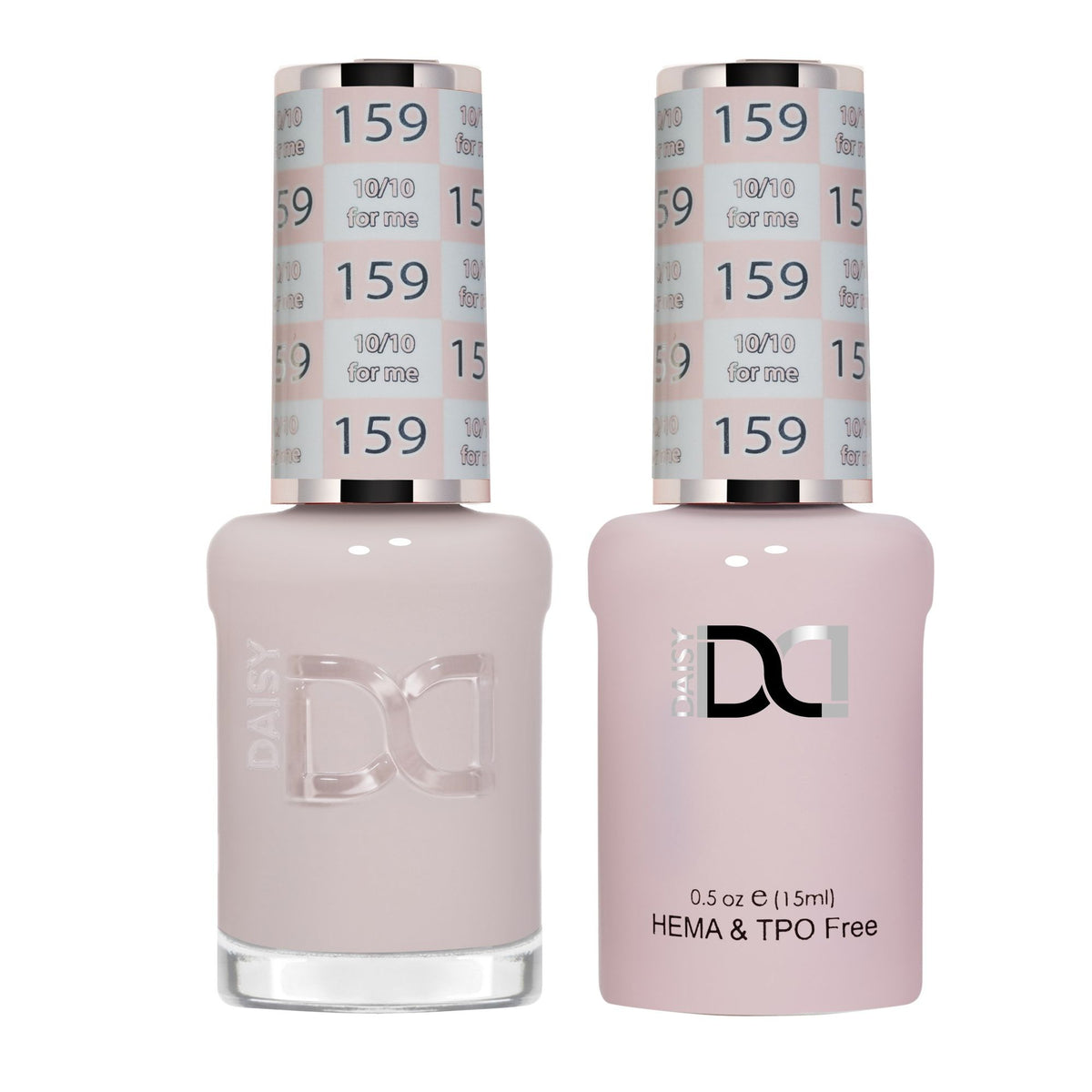 DND Hema Free Gel & Lacquer Duo #159 10/10 For Me bottles