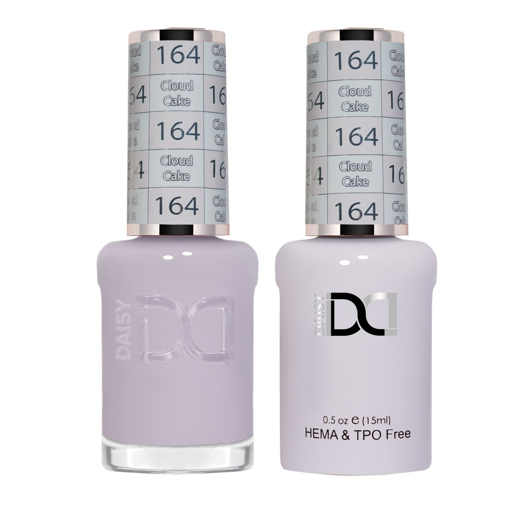 DND Hema Free Gel & Lacquer Duo #164 Cloud Cake bottles