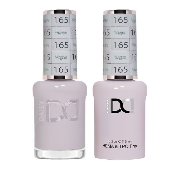 DND Hema Free Gel & Lacquer Duo #165 Vegan bottles