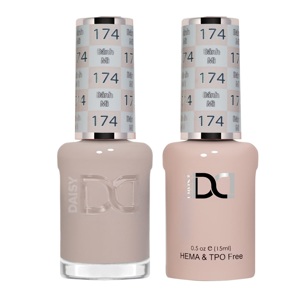 DND Hema Free Gel & Lacquer Duo #174 Bánh Mì bottles