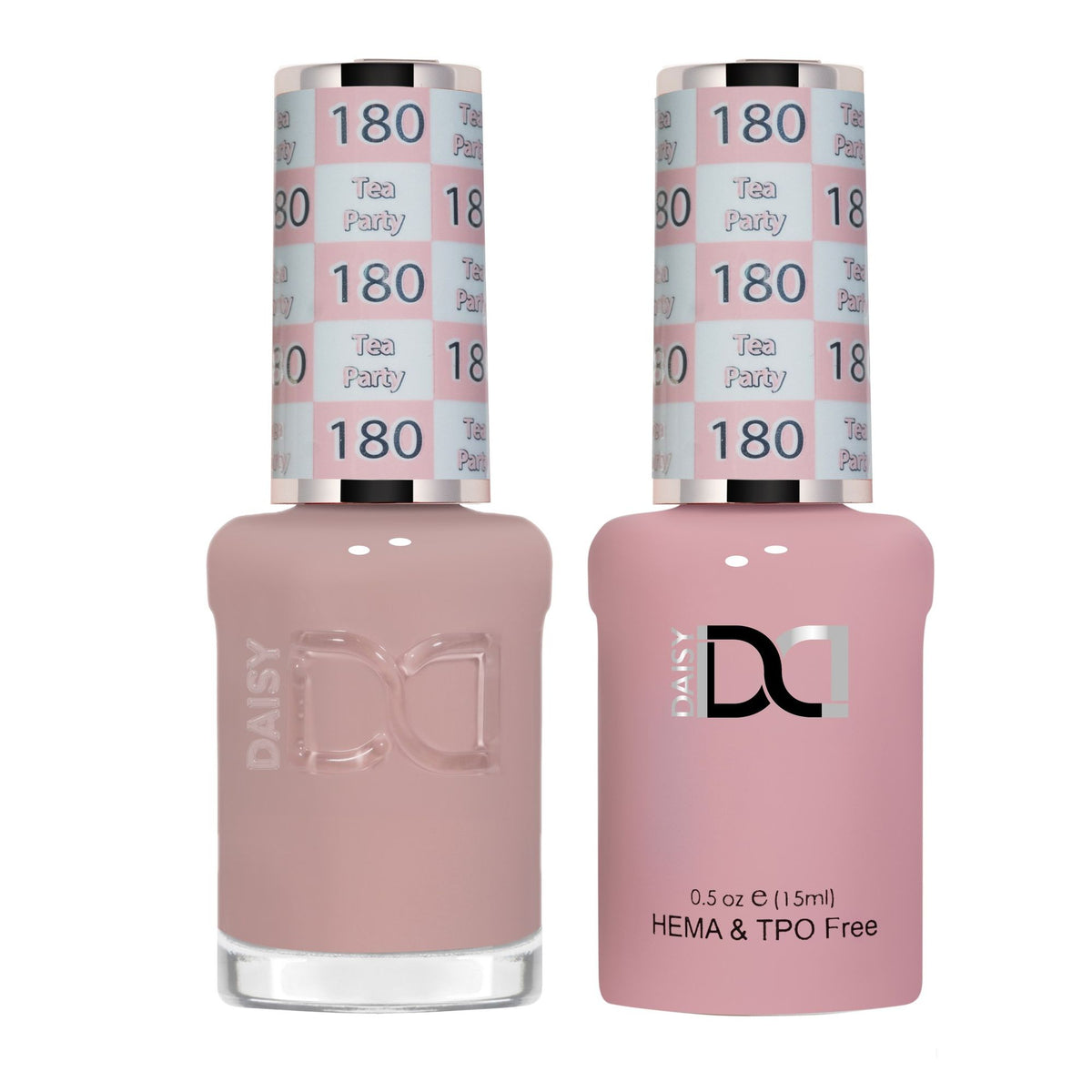 DND Hema Free Gel & Lacquer Duo #180 Tea Party bottles Main image