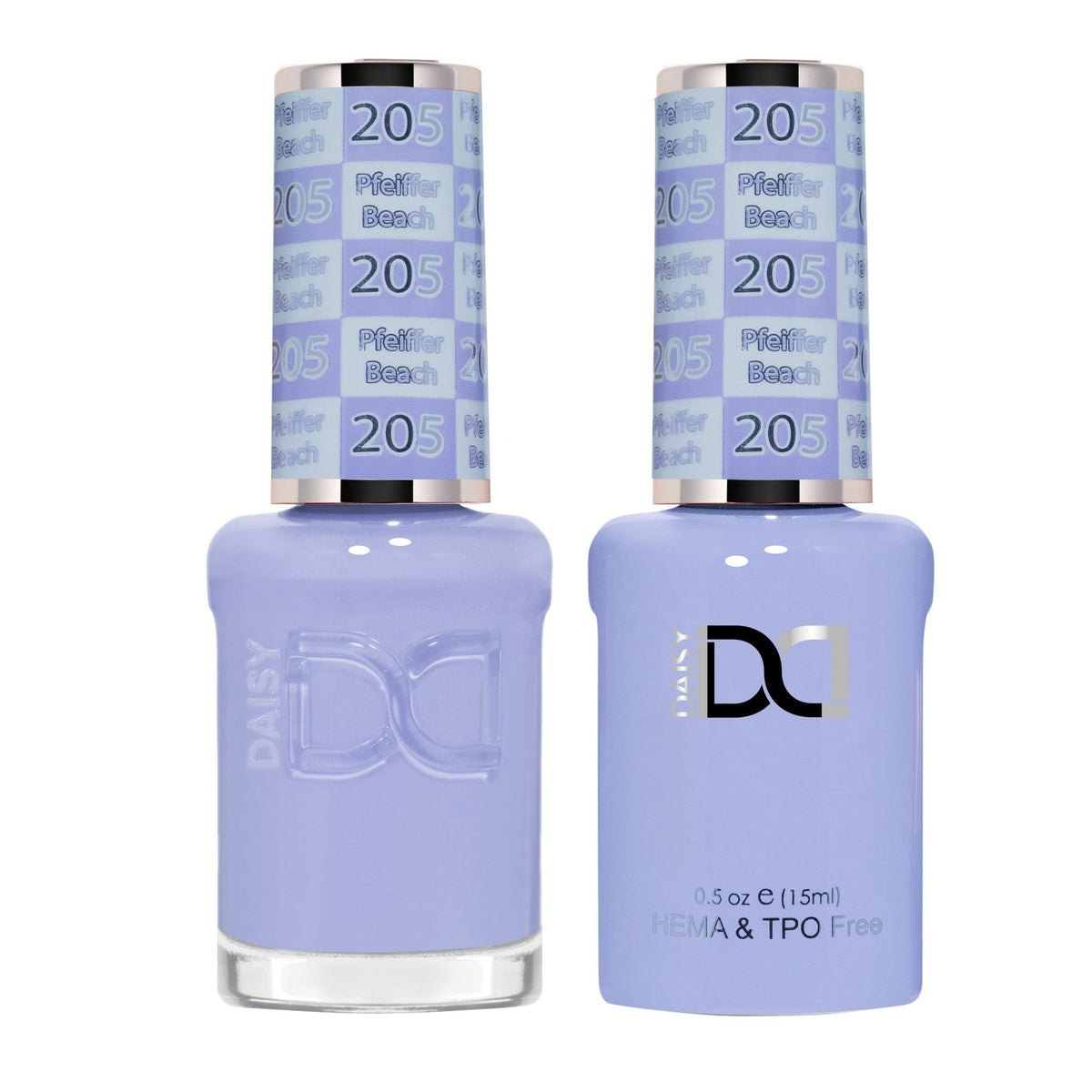 DND Hema Free Gel & Lacquer Duo #205 Pfeiffer Beach bottles Main image