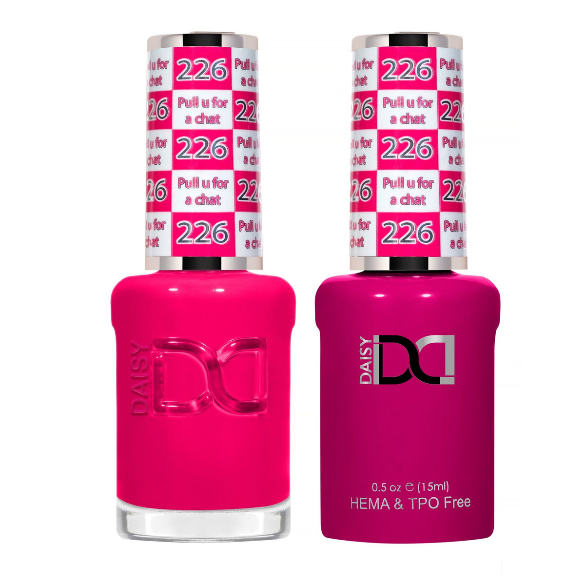 DND Hema Free Gel & Lacquer Duo #226 Pull U For A Chat bottles Main image