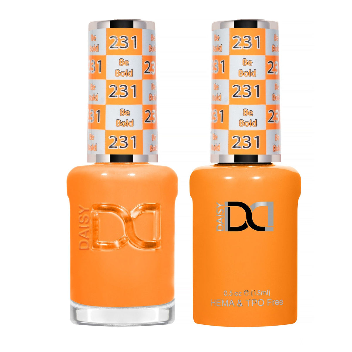 DND Hema Free Gel & Lacquer Duo #231 Be Bold bottles Main image