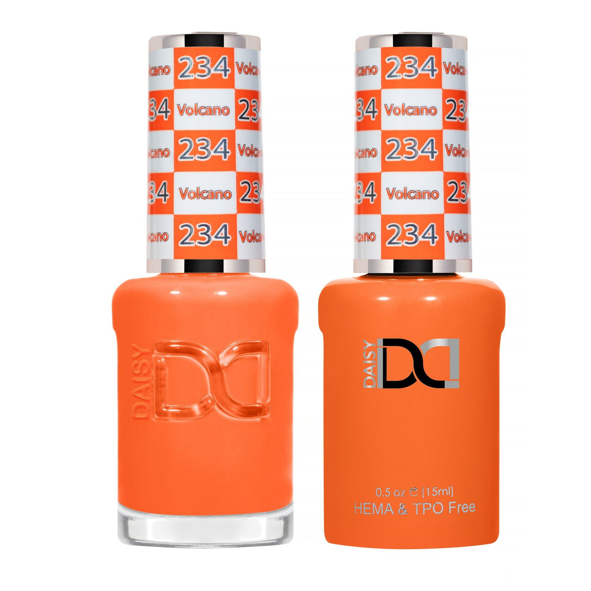DND Hema Free Gel & Lacquer Duo #234 Volcano bottles Main image
