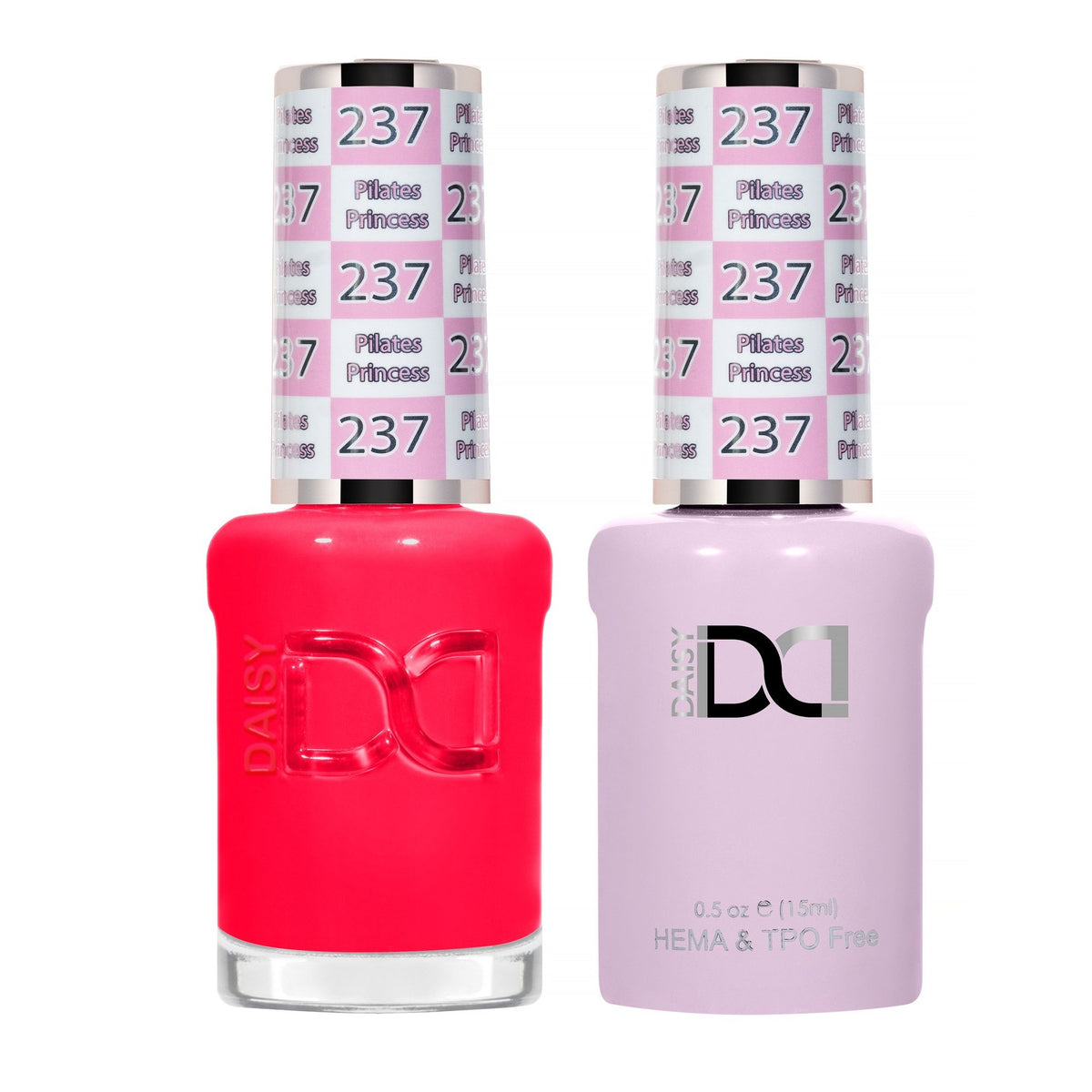DND Hema Free Gel & Lacquer Duo #237 Pilates Princess bottles