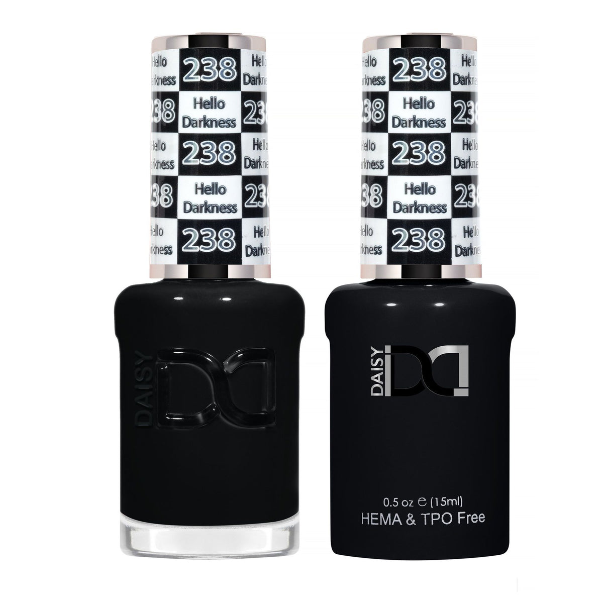 DND Hema Free Gel & Lacquer Duo #238 Hello Darkness bottles Main image