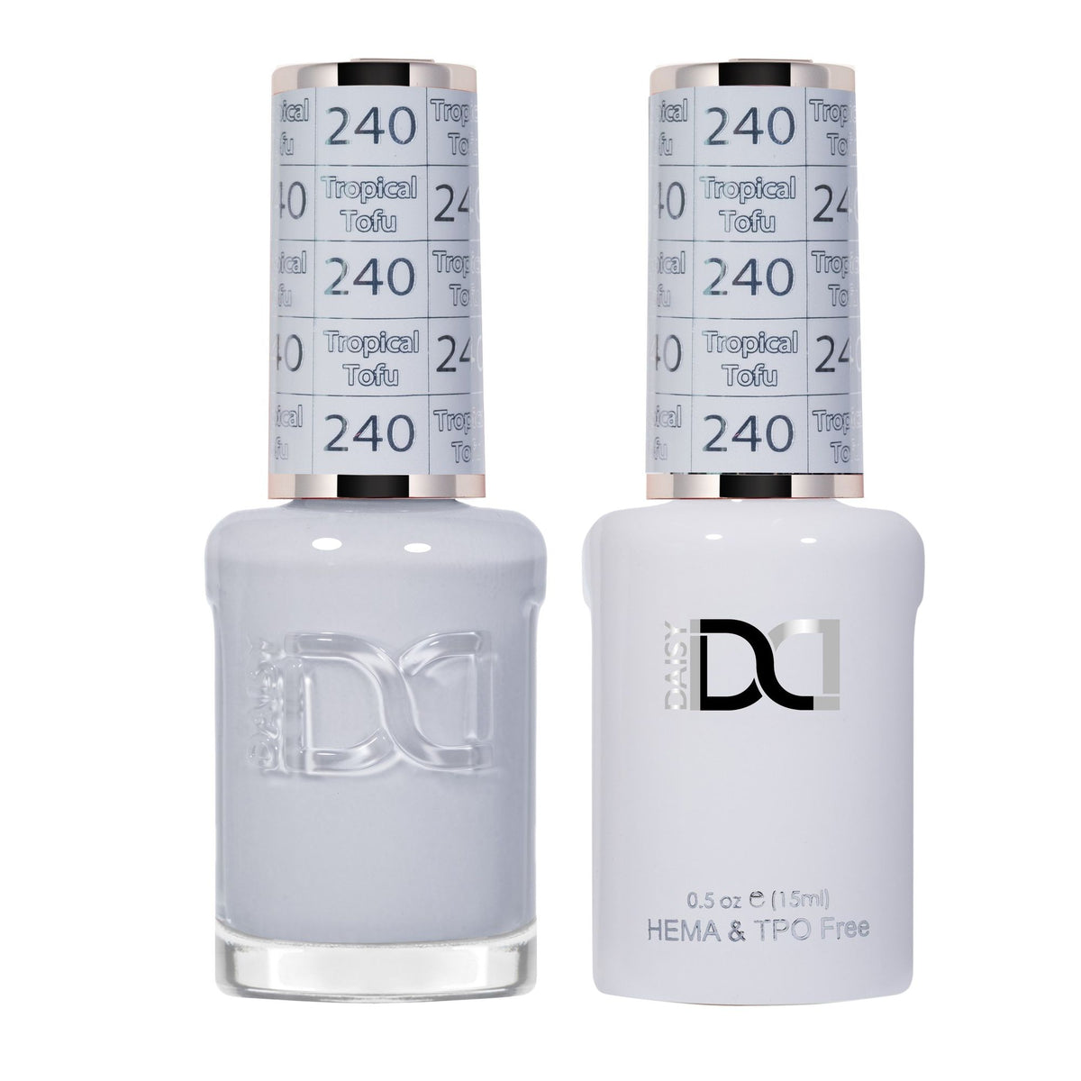 DND Hema Free Gel & Lacquer Duo #240 Tropical Tofu bottles Main image