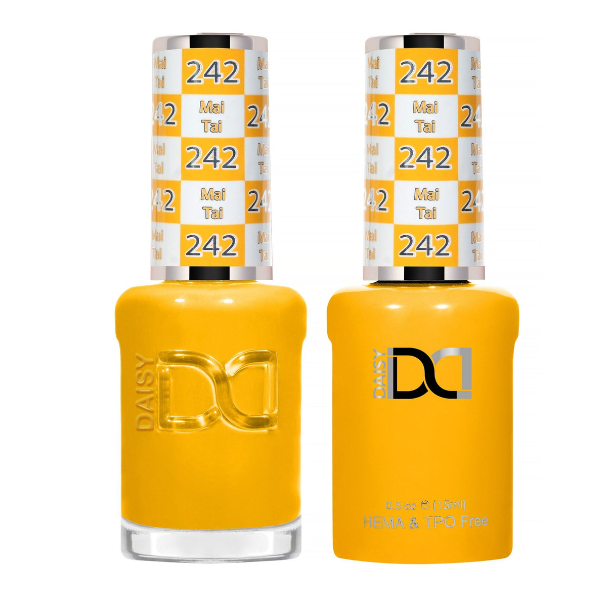 DND Hema Free Gel & Lacquer Duo #242 Mai Tai bottles