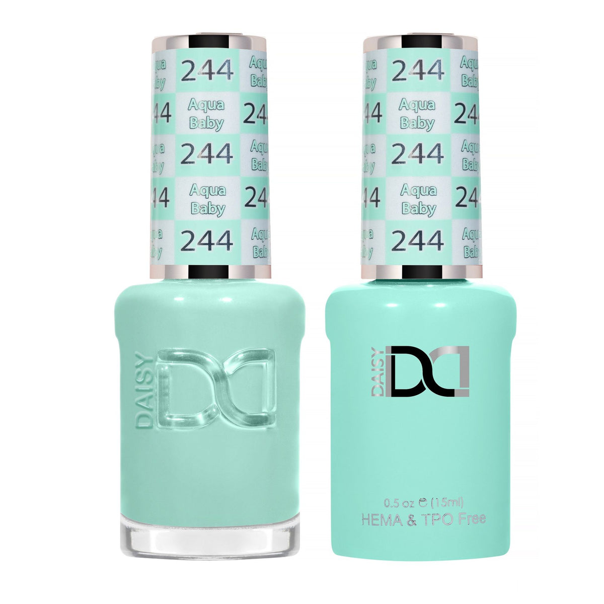 DND Hema Free Gel & Lacquer Duo #244 Aqua Baby bottles Main image