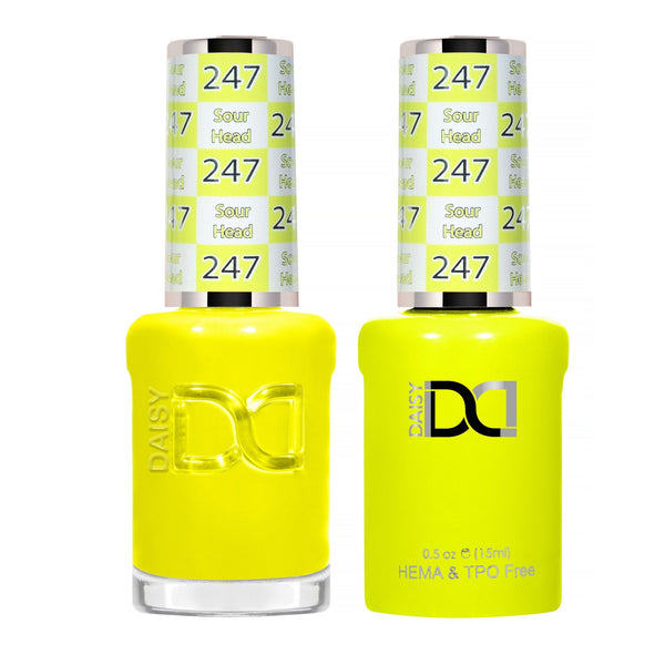 DND Hema Free Gel & Lacquer Duo #247 Sour Head bottles