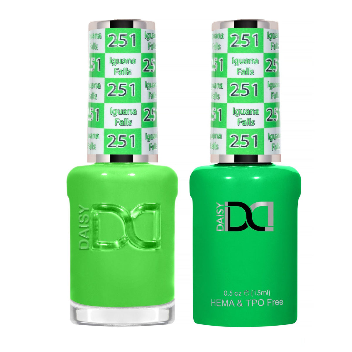 DND Hema Free Gel & Lacquer Duo #251 Iguana Falls bottles Main image