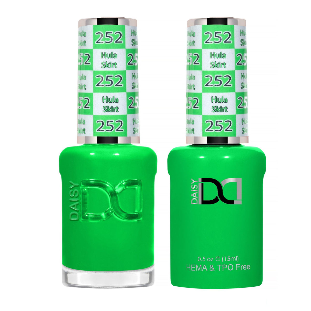 DND Hema Free Gel & Lacquer Duo #252 Hula Skirt bottles Main image