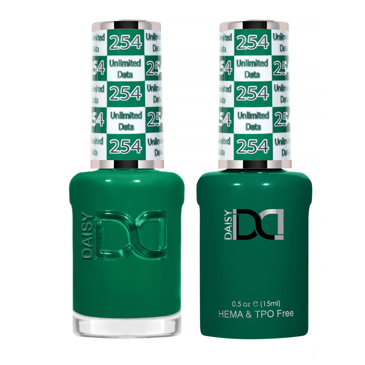 DND Hema Free Gel & Lacquer Duo #254 Unlimited Data bottles