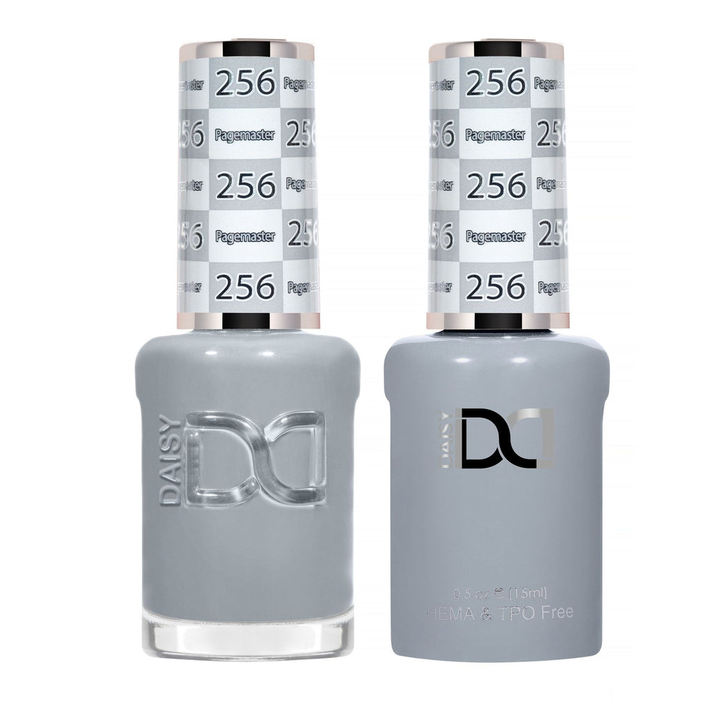 DND Hema Free Gel & Lacquer Duo #256 Pagemaster bottles