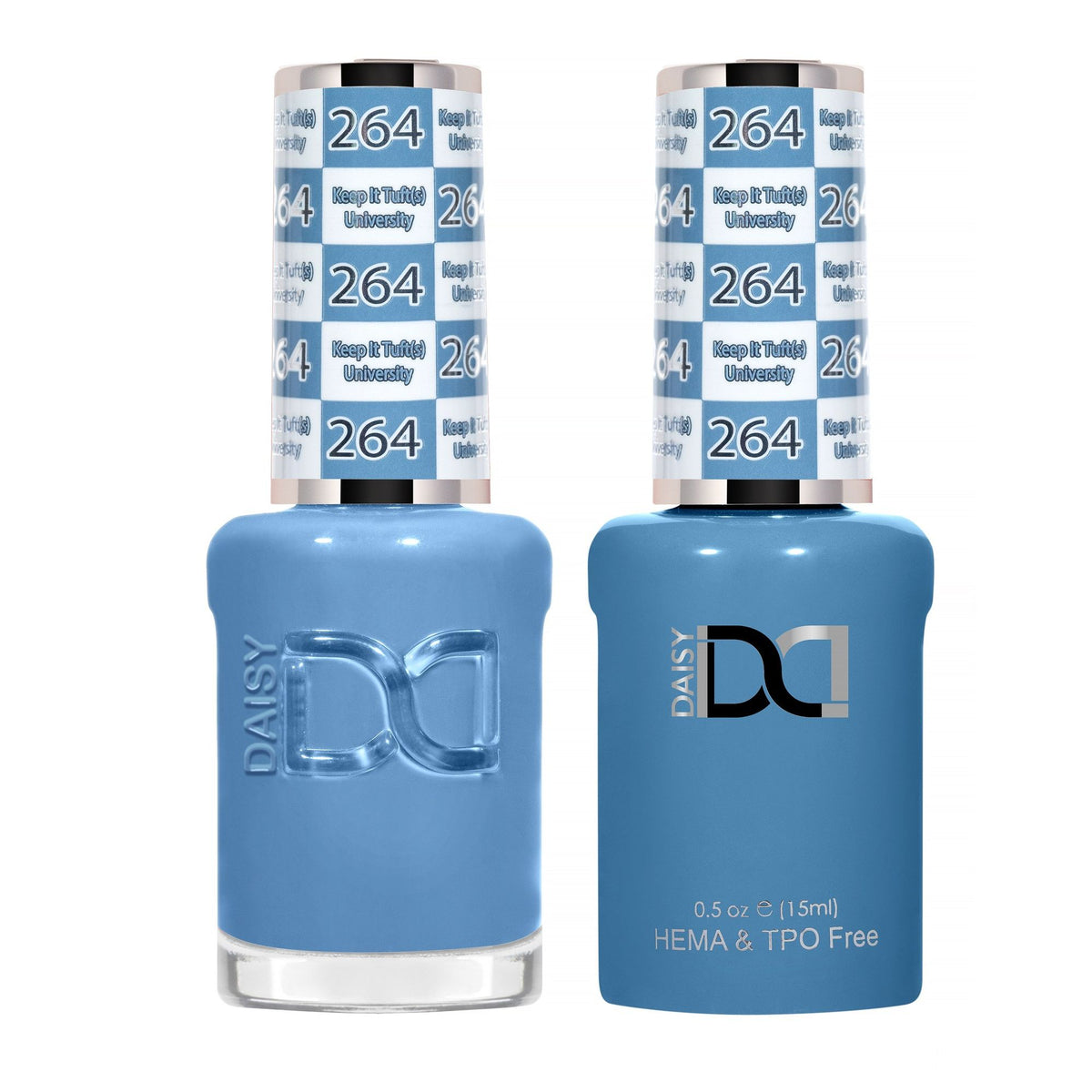 DND Hema Free Gel & Lacquer Duo #264 Keep It Tuft(s) University bottles Main image