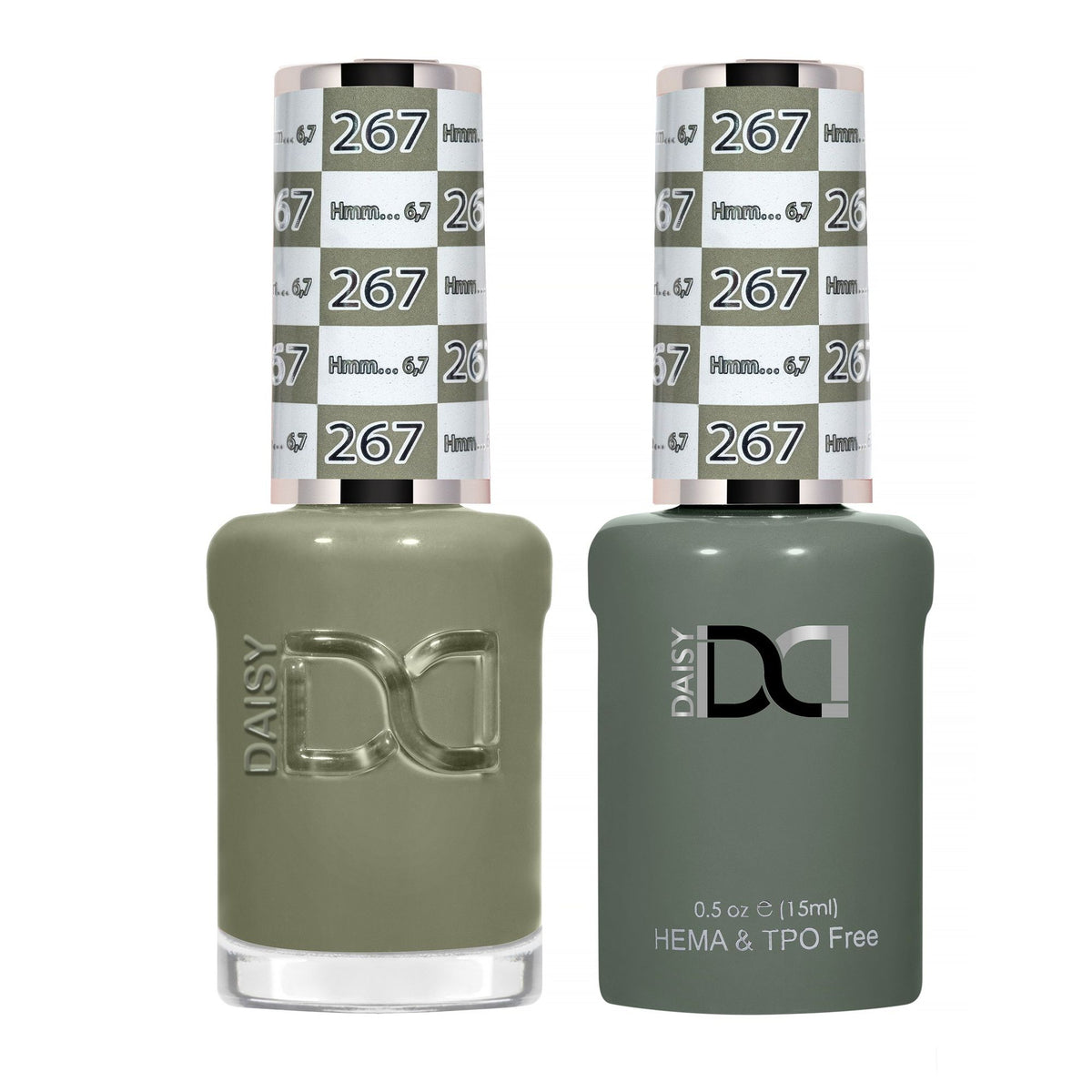DND Hema Free Gel & Lacquer Duo #267 Hmm...6,7 bottles Main image