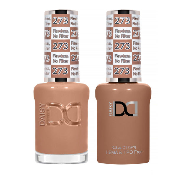 DND Hema Free Gel & Lacquer Duo #273 Flawless No Filter bottles