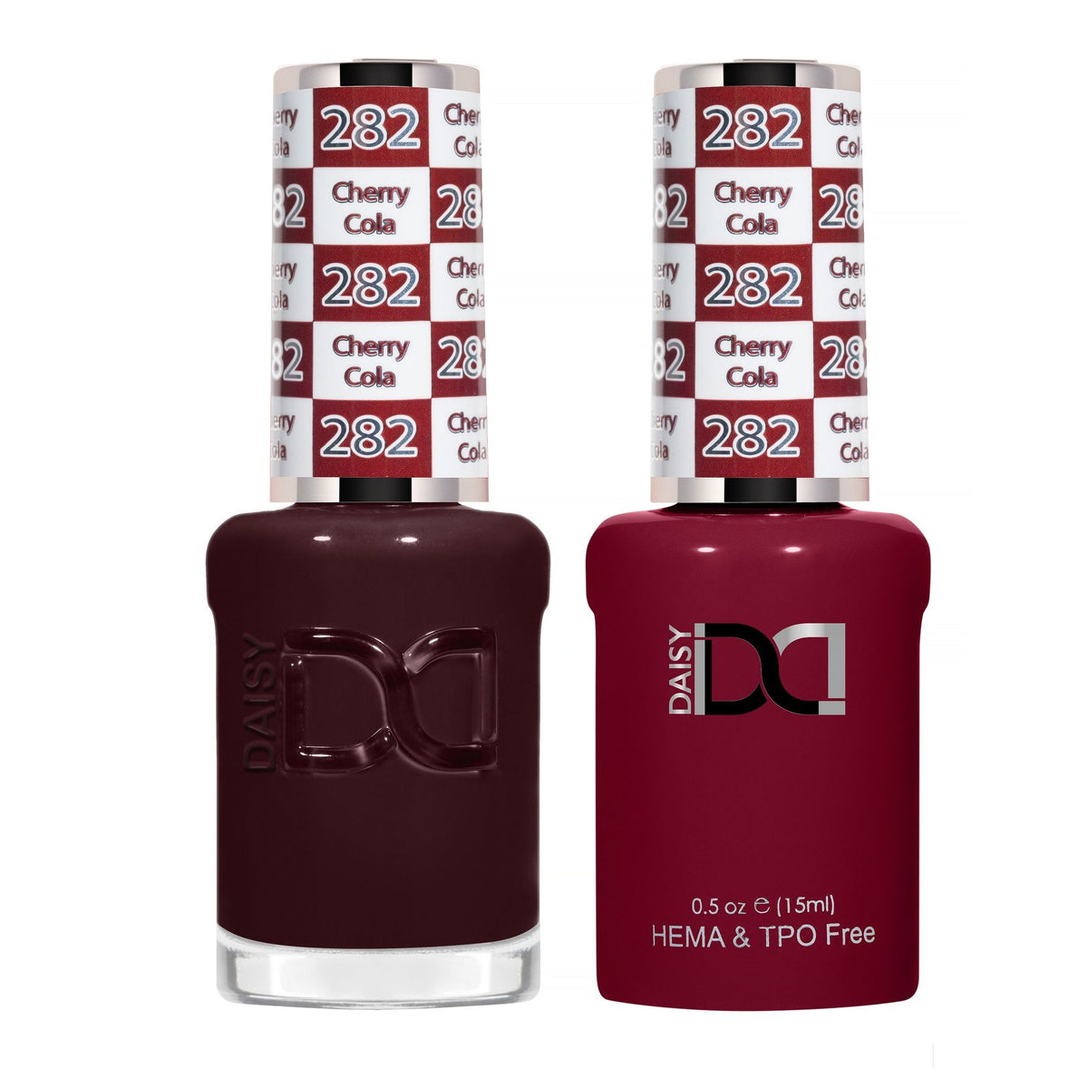 DND Hema Free Gel & Lacquer Duo #282 Cherry Cola bottles