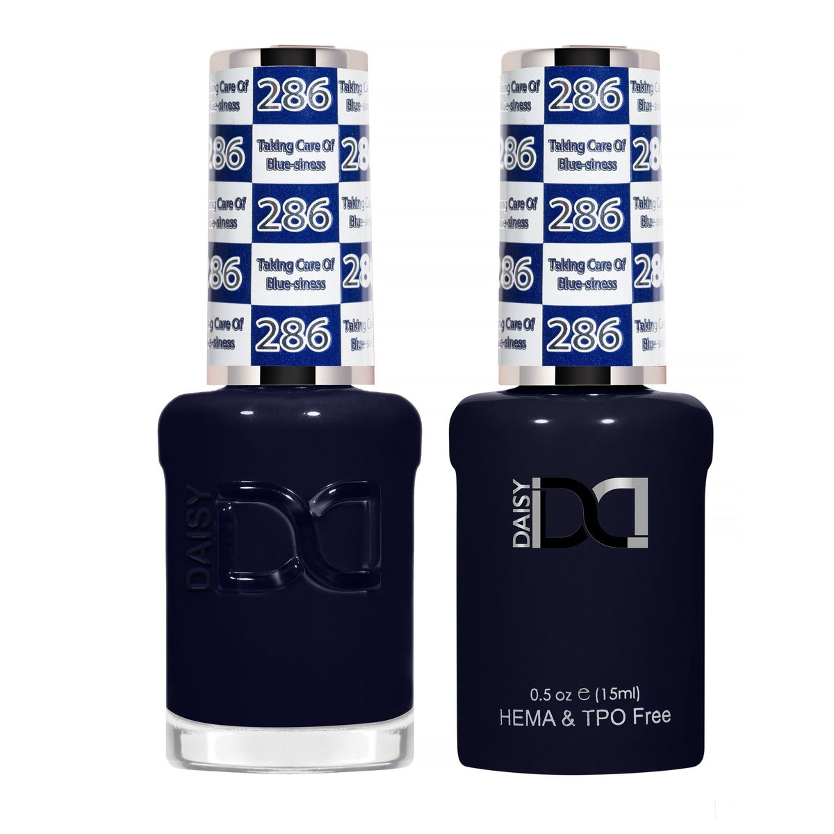DND Hema Free Gel & Lacquer Duo #286 Taking Care Of Blue Siness bottles